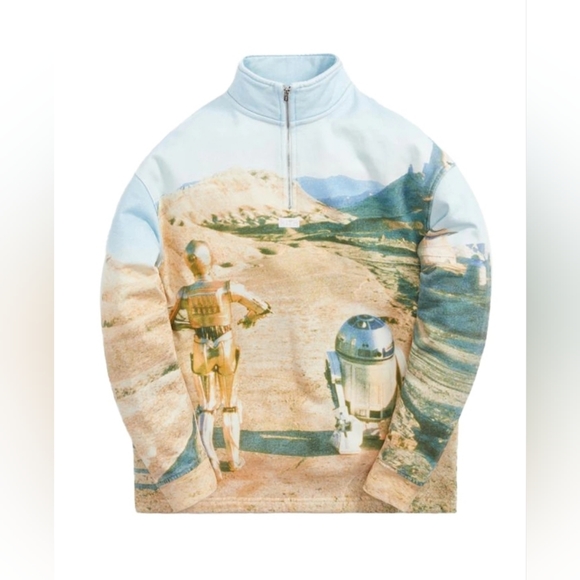 KITH x Star Wars Tatooine Droids Quarter Zip Harlow Unisex XS! - Picture 2 of 3